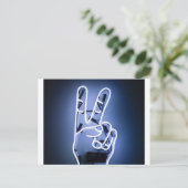 Neonstück Postkarte (Stehend Vorderseite)