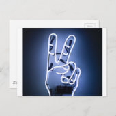 Neonstück Postkarte (Vorne/Hinten)