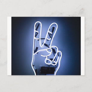 Neonstück Postkarte