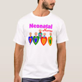 Neontal Krankenschwester--Entzückende T-Shirt (Vorderseite)