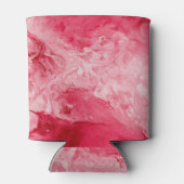 Neontextur, kreative Pinselstriche. Dosenkühler (Rückseite)