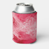 Neontextur, kreative Pinselstriche. Dosenkühler (Kanne Rückseite)