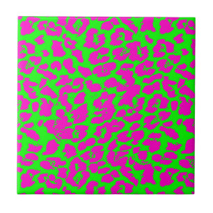 Neontierdruck Fliese
