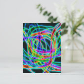 Neonverkehr Postkarte (Stehend Vorderseite)