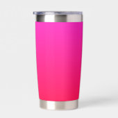 Neonverlauf Rot zu Pink Thermobecher (Rechts)