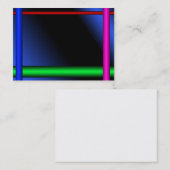 NeonVisitenkarte-Schablone #2 Visitenkarte (Vorne/Hinten)