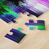 Neonwälder im Wasser reflektieren Puzzle (Seite)