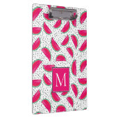 Neonwassermelone auf Samen-Muster Klemmbrett (Rechts)