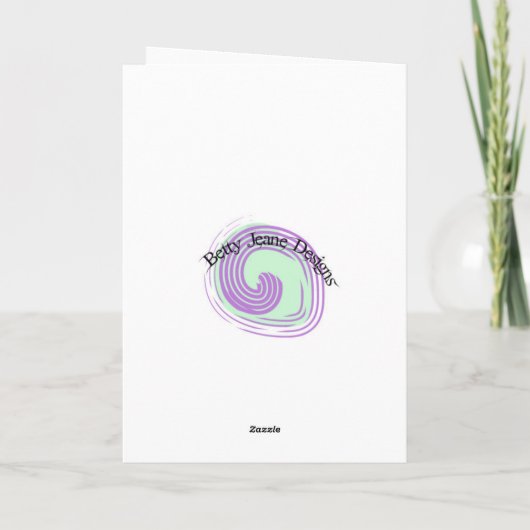 Neonweihnachtsbälle Feiertagskarte (Rückseite)