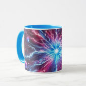 Neonwellenbecher Tasse (Vorderseite Links)
