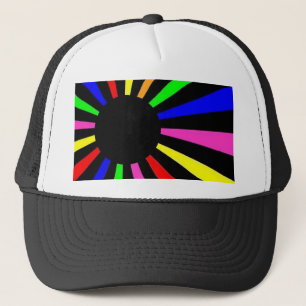Neonweltflagge Truckerkappe