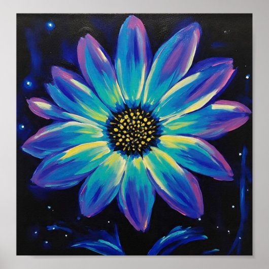 NeonWildFlower Poster (Vorne)