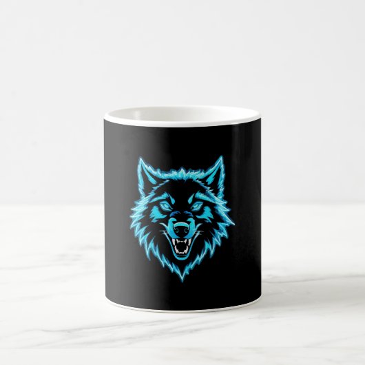 Neonwolf Kaffeetasse (Mittel)