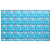 Neonyacht-Muster Stoff (Fat Quarter (45,7 x 55,9 cm))