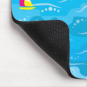 NeonYachtmuster Mousepad (Ecke)