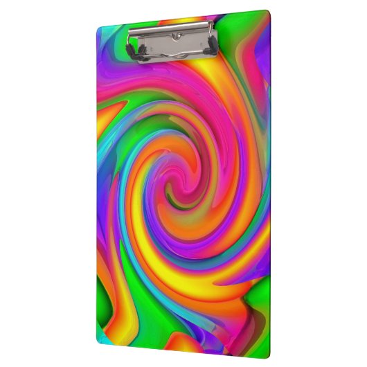 Neonzeichenstift wirbelt Klemmbrett (Links)