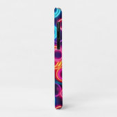 Neonzirkel: Ein lebendiges Visuelles Fest Case-Mate iPhone Hülle (Hinten/Links)