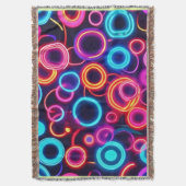 Neonzirkel: Ein lebendiges Visuelles Fest Decke (Vorderseite Vertikal)