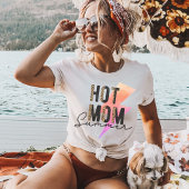 Neopard Print Hot Mama Summer Retro T-Shirt