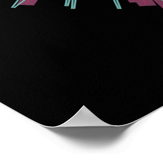 NeoPeace Digital Doodle - Drucken Poster (Ecke)