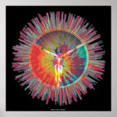 NeoPeace Digital Doodle - Drucken Poster (Vorne)