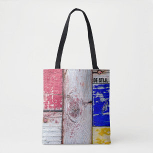 Neoplastische Holzkunst lustig einzigartig Tasche