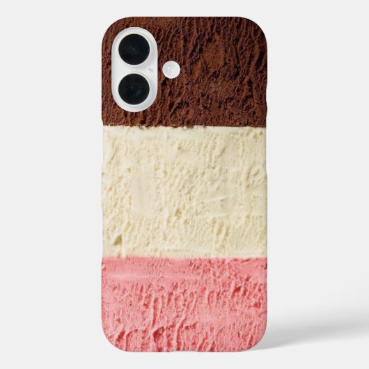 Neopolitan Ice Cream Case-Mate iPhone Hülle (Rückseite)