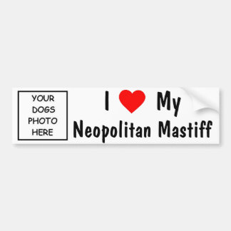 Neopolitan Mastiff Autoaufkleber