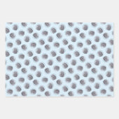 Neopolitan Mastiff Gemälde Grau Original Dog Art Geschenkpapier Set (Vorderseite)