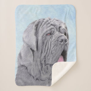 Neopolitan Mastiff Malerei - Original Hund Kunst Sherpadecke