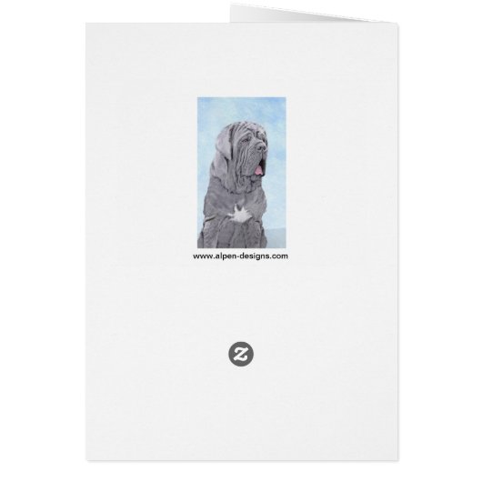 Neopolitan Mastiff Painting - Original Dog Art (Hinten)