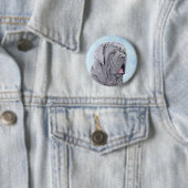 Neopolitan Mastiff Painting - Original Dog Art Button (Beispiel)