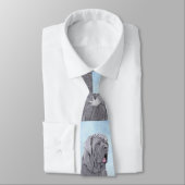 Neopolitan Mastiff Painting - Original Dog Art Krawatte (Gebunden)