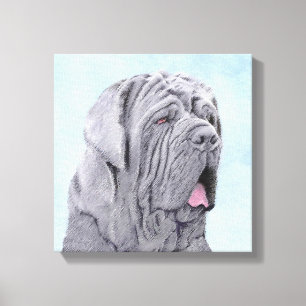 Neopolitan Mastiff Painting - Original Dog Art Leinwanddruck