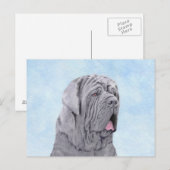Neopolitan Mastiff Painting - Original Dog Art Postkarte (Vorne/Hinten)
