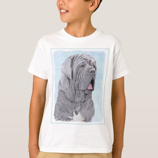 Neopolitan Mastiff Painting - Original Dog Art T-Shirt (Vorderseite)