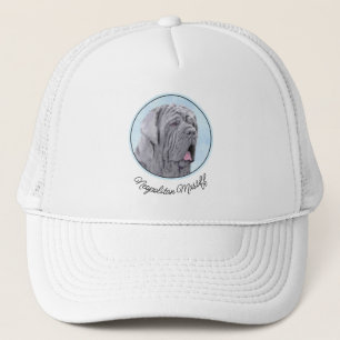Neopolitan Mastiff Painting - Original Dog Art Truckerkappe