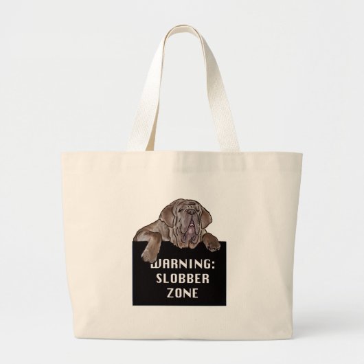 Neopolitischer Mastiff Jumbo Stoffbeutel (Vorne)