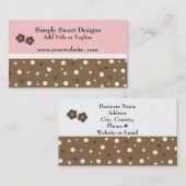 Neopolitisches modernes Design Visitenkarte (Vorne/Hinten)