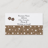 Neopolitisches modernes Design Visitenkarte (Rückseite)