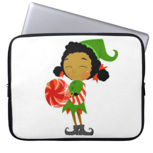 Neopren Christmas Laptop Sleeve 15 Zoll, Elf