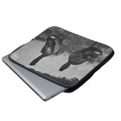 Neopren-Laptop-Hülse 15 Zoll - Enten Laptopschutzhülle (Vorne Knopf)