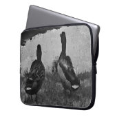 Neopren-Laptop-Hülse 15 Zoll - Enten Laptopschutzhülle (Vorderseite Links)