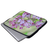 Neopren-Laptop-Hülse 15 Zoll mit lila Entwurf Laptopschutzhülle (Vorne Knopf)