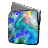 Neopren-Laptop-Hülse - ABSTRAKTE KUNST Laptopschutzhülle (Vorderseite Links)