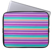 Neopren Laptop Schlauch 15" Lila Linien Laptopschutzhülle (Vorderseite)