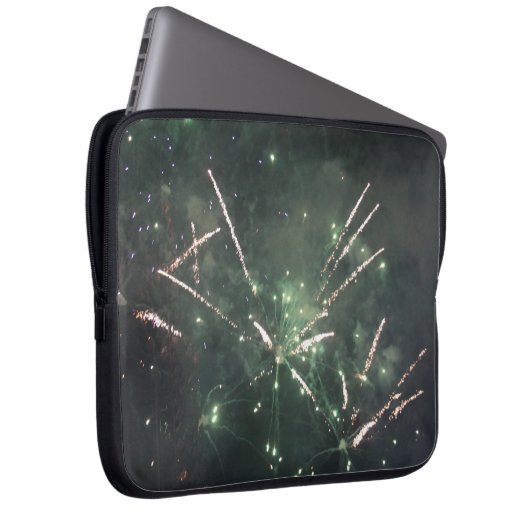 Neopren Laptop Schlauch 15 Zoll— Feuerwerkskörper Laptopschutzhülle (Vorne Rechts)