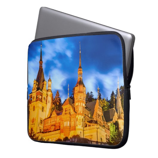 Neopren Laptop Schlauch 15 Zoll Peles Schloss Sina Laptopschutzhülle (Vorderseite Links)