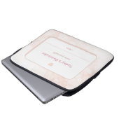 Neopren Laptop-Sieb, 13 Zoll Laptopschutzhülle (Vorne Knopf)