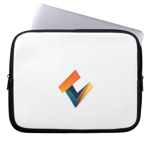Neopren Laptop Sleeve 10 Logo Design. (Vorderseite)